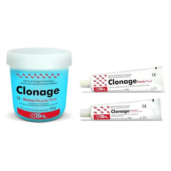 Imagem de Silicone De Condensação Clonage - Nova Dfl Kit