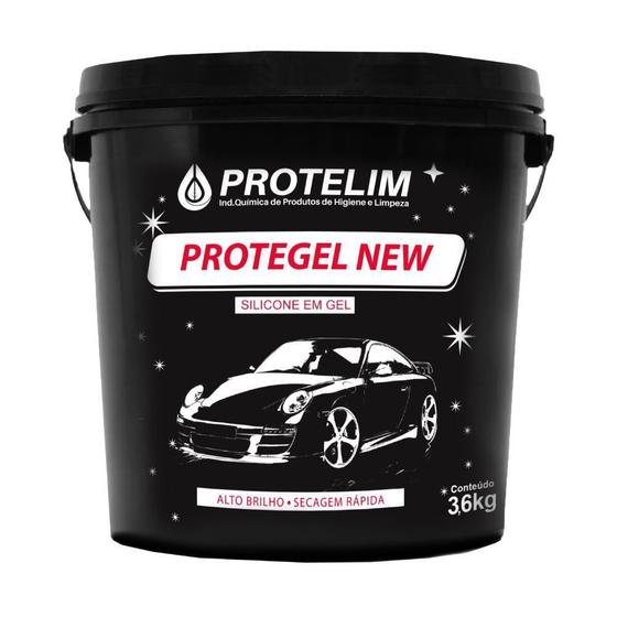 Imagem de Silicone em Gel Pretinho Protegel New 3,6kg Protelim