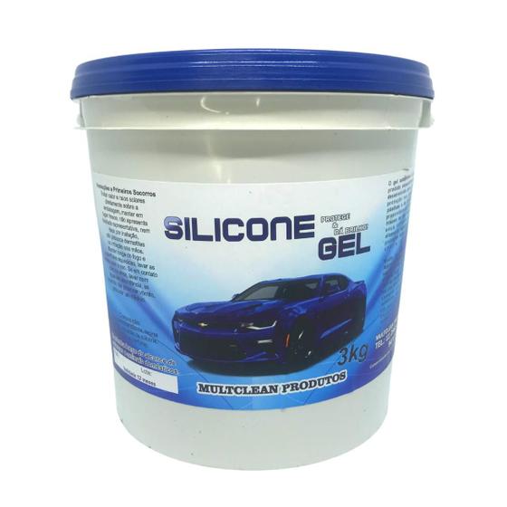 Imagem de Silicone Gel Perfumado Profissional Automotivo Painel Pneu