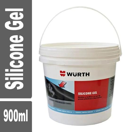 Silicone Gel Revitalizador Plásticos E Borrachas De 900 Gramas - Wurth Menor preço em Silicone Gel Revitalizador Plásticos E Borrachas De 900 Gramas - Wurth