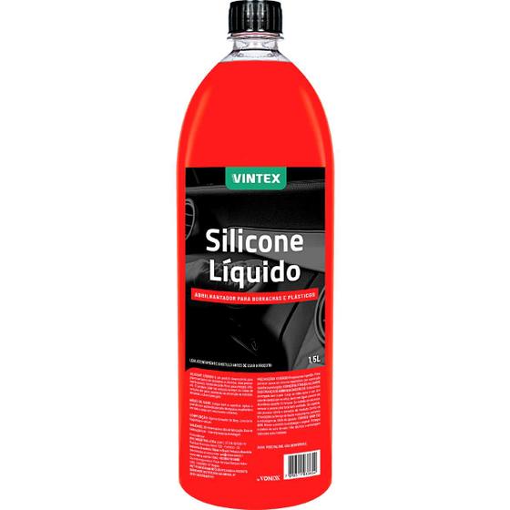 Imagem de Silicone Líquido Plástico Painel Automotivo Vintex 1,5l