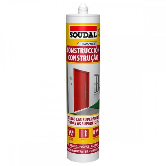 Imagem de Silicone Neutro Soudal Construcao Incolor 270G