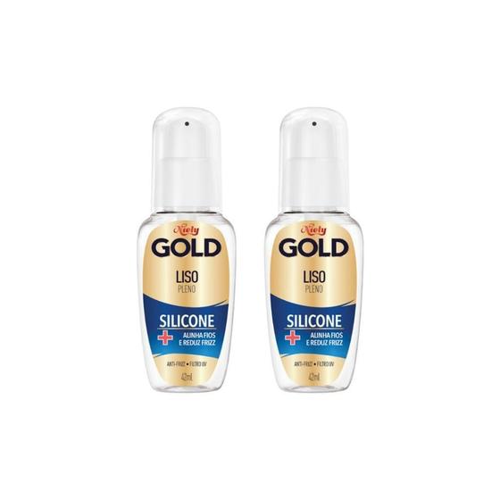 Imagem de Silicone Niely Gold Liso Pleno 42Ml - Kit Com 2Un