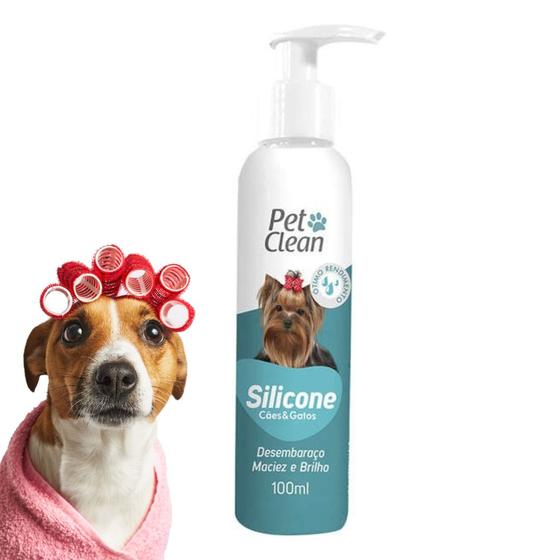 Imagem de Silicone PetClean Pelos Macios Cachorro Cães Gato Coelho Pet