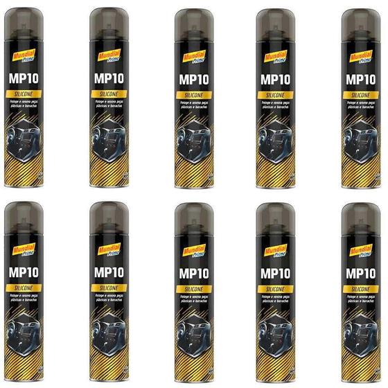 Imagem de Silicone Spray Neutro 300 ml com 10 Unidades MUNDIAL PRIME
