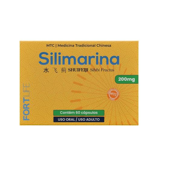 Imagem de Silimarina 200mg Com 60 Cápsulas - Fortlife