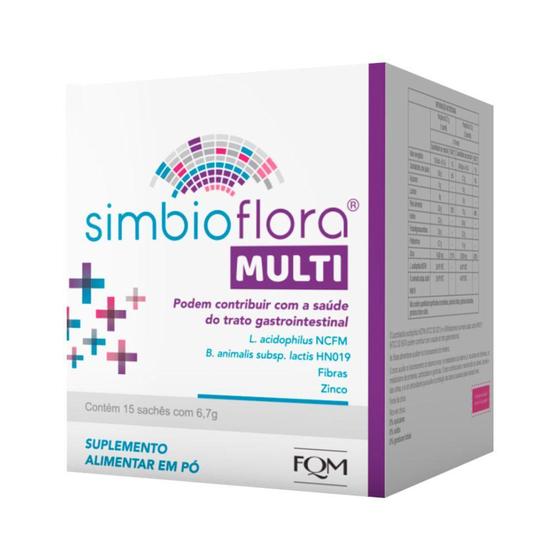 Imagem de Simbioflora Multi Com 15x6,7gr Saches - Fqm