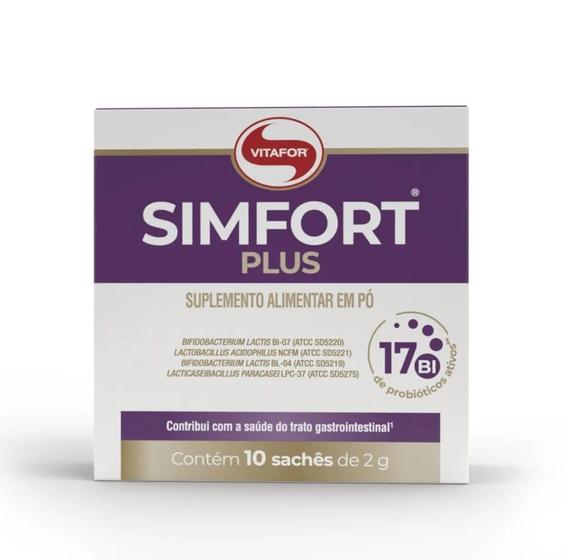 Imagem de Simfort Plus - Probiótico (Display 10 sachês de 2g) - Padrão: Único