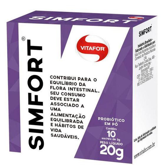 Imagem de Simfort Probiótico (10 Sachês de 2g) - Vitafor