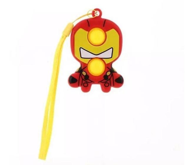 Imagem de Simple Dimple Fidget Toy Bubble Sensorial Homem De Ferro
