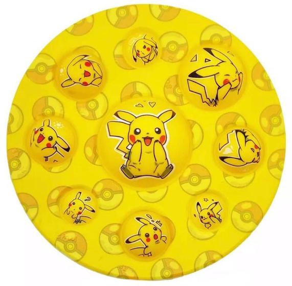 Imagem de Simple Dimple Fidget Toy Pop Bubble Pikachu Yellow Sensorial