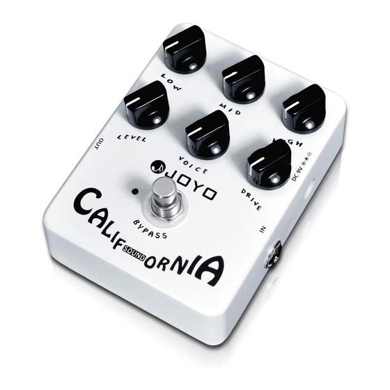 Imagem de Simulador de Som da Califórnia para Guitarra Joyo JF-15 - 70 caracteres