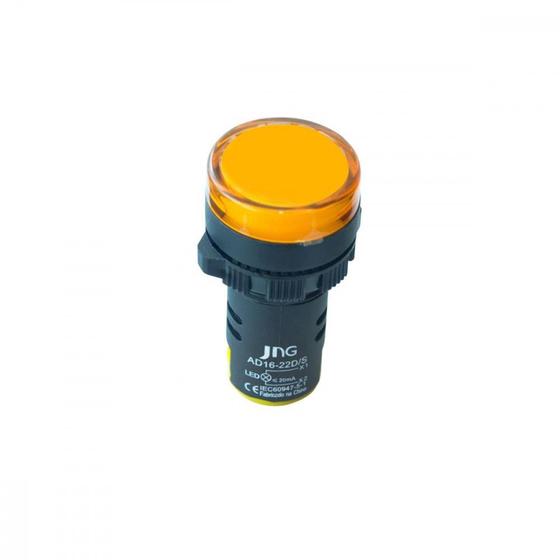 Imagem de Sinaleiro Jng ''Led'' Plastico Ad16-22 220V Laranja  52072 . / Kit C/ 10