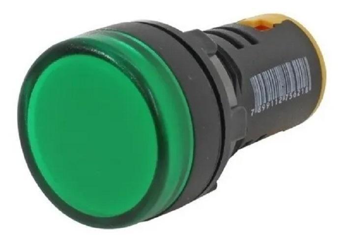 Imagem de Sinaleiro Led 22Mm - 24Vca/Cc Verde Ip65 Metaltex