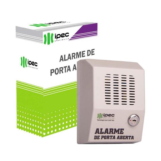 Imagem de Sinalizador Alarme de Porta Aberta com fio IPEC