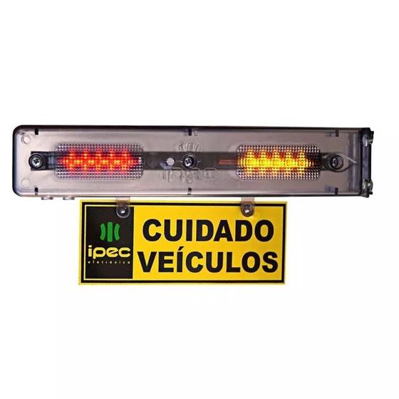 Imagem de Sinalizador Cuidado Veiculo Sinaleira Led Bivolt Garagem