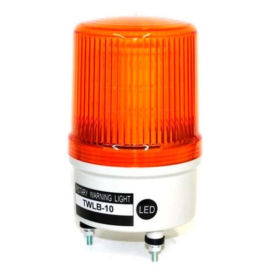 Imagem de Sinalizador de Emergência Rotativo de LED/Buzzer Laranja 24V TWLB-10L7O Metaltex