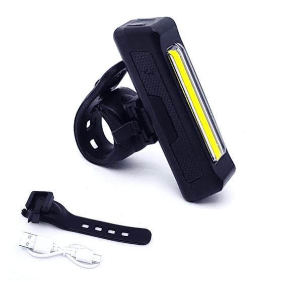 Imagem de Sinalizador Farol Traseira Luz Led Bicicleta Para Guidão Bike Mochila Reforçada LED55112