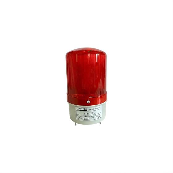 Imagem de Sinalizador Giratório Giroflex 24v Vermelho Ø10cm Yathon