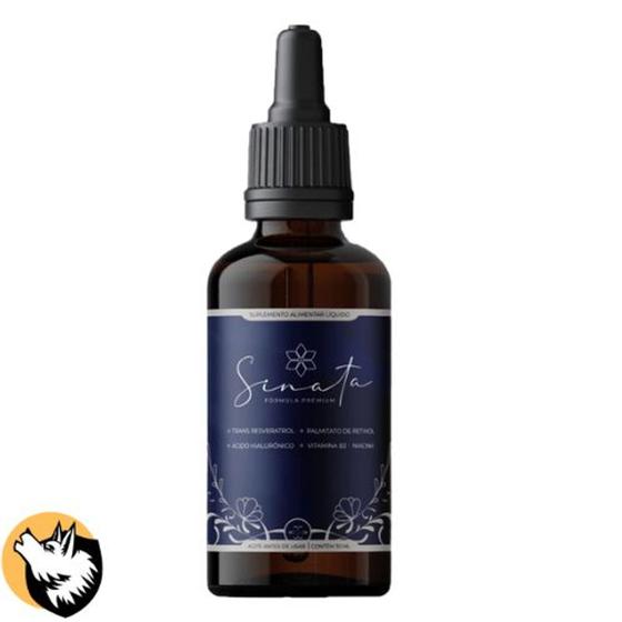 Sinata Gotas Retinol Resveratrol Ácido Hialurônico Cuidados com o
