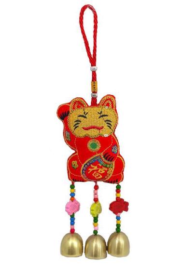 Sino Dos Ventos Da Sorte Oriental 25 cm Gato Menor preço em Sino Dos Ventos Da Sorte Oriental 25 cm Gato
