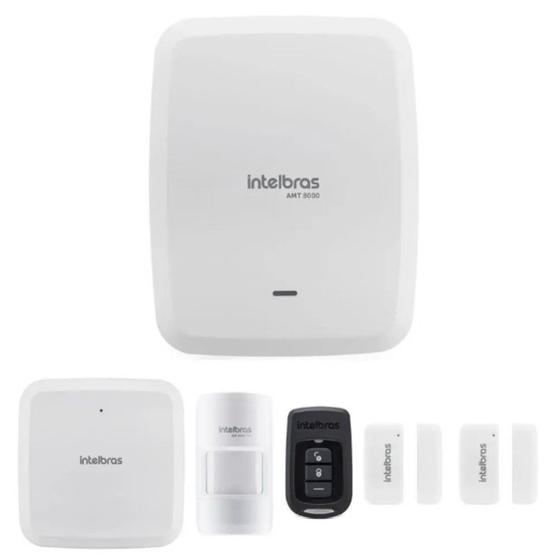 Sistema De Alarme S/ Fio Amt 8000 Slim c/ Nota fiscal intelbras