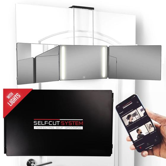 Imagem de Sistema de Corte de Espelho Automático 3 Vias com Luzes - Versão para Viagem