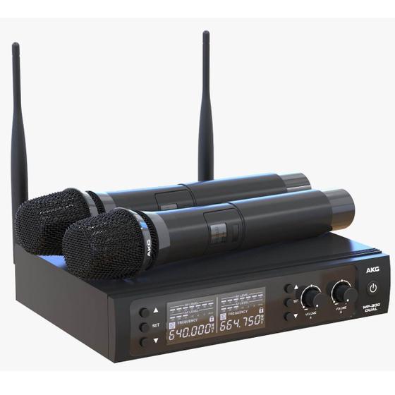 Imagem de Sistema de Microfone sem Fio AKG WP300 DUAL Vocal UHF