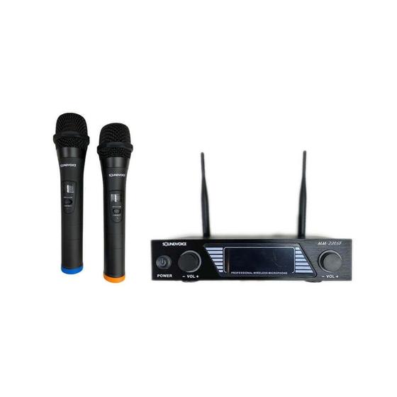 Imagem de Sistema de Microfone sem fio Soundvoice MM-220SF Duplo