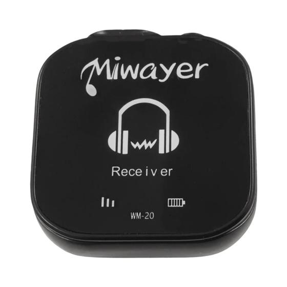 Imagem de Sistema de Monitor Intra-auricular Sem Fio Miwayer 5.8G - Transmissor e Receptor