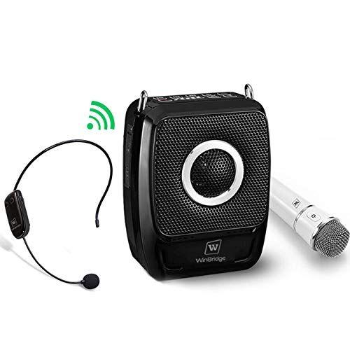 Imagem de Sistema de PA Portátil WINBRIDGE S92 Pro - 25W, Bluetooth, 2 Microfones Sem Fio, para Apresentações, Ensino e Karaokê