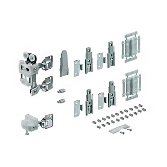Imagem de Sistema De Portas Articuladas Wing Line L Com Self Closing Hettich Lado Esquerdo