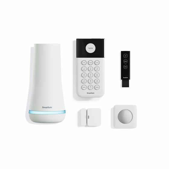 Imagem de Sistema de segurança doméstica SimpliSafe de 5 peças com monitoramento