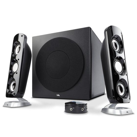 Imagem de Sistema de Som 2.1 Cyber Acoustics CA-3908 92W com Subwoofer