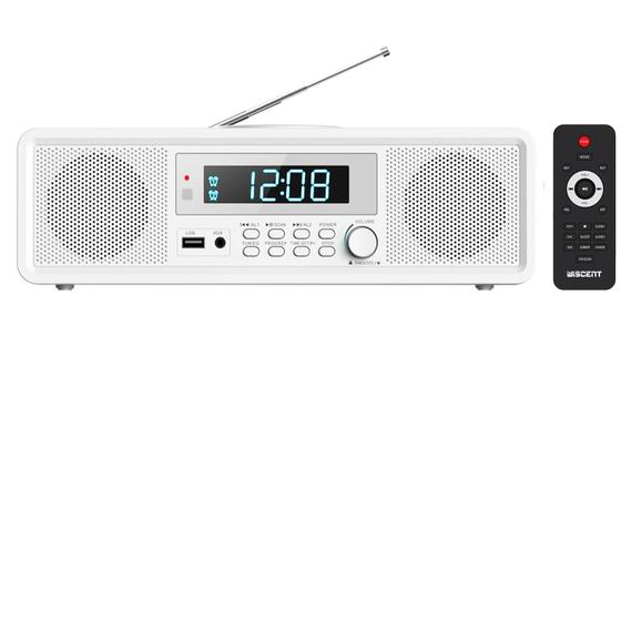 Imagem de Sistema de Som Estéreo WISCENT Premium 20W RMS com Bluetooth e Leitor de CD