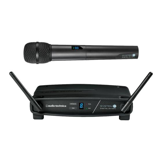 Imagem de Sistema Digital s/ Fio Audio-Technica ATW-1102 System 10 c/ Microfone