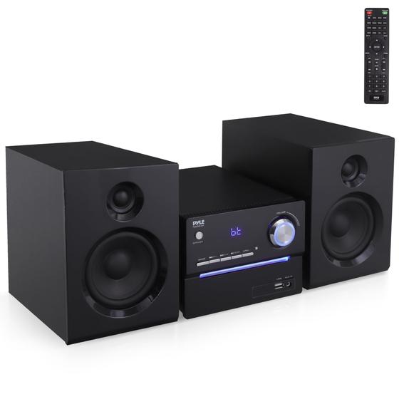 Imagem de Sistema estéreo Pyle CD/DVD com Bluetooth e subwoofer