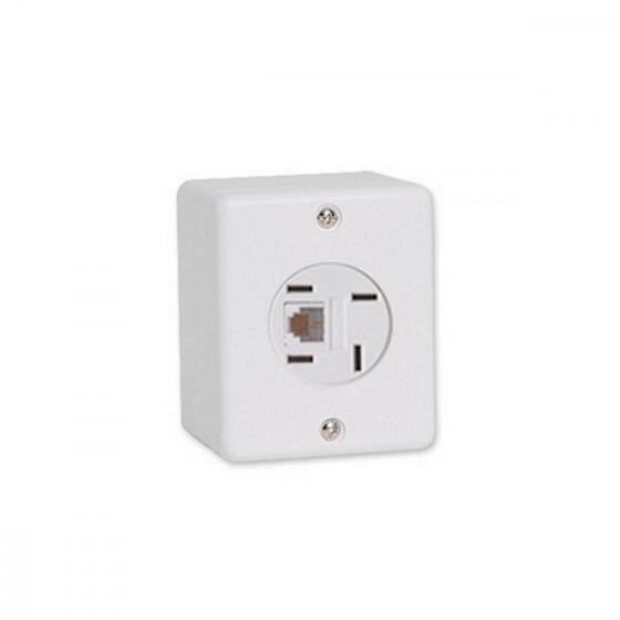 Sistema Ilumi 1 Tomada Telefone Modulo Com Placa + Caixa Branco - 6361 Menor preço em Sistema Ilumi 1 Tomada Telefone Modulo Com Placa + Caixa Branco - 6361