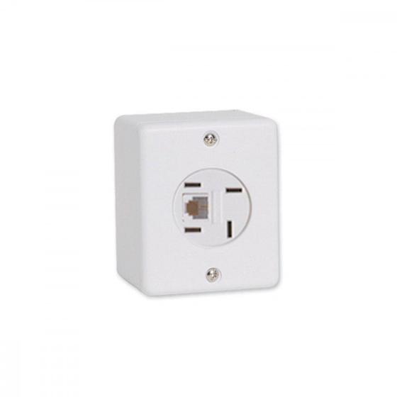 Sistema Ilumi Branca (1 Tomada Telefone+ Rj11) 6361 Menor preço em Sistema Ilumi Branca (1 Tomada Telefone+ Rj11) 6361