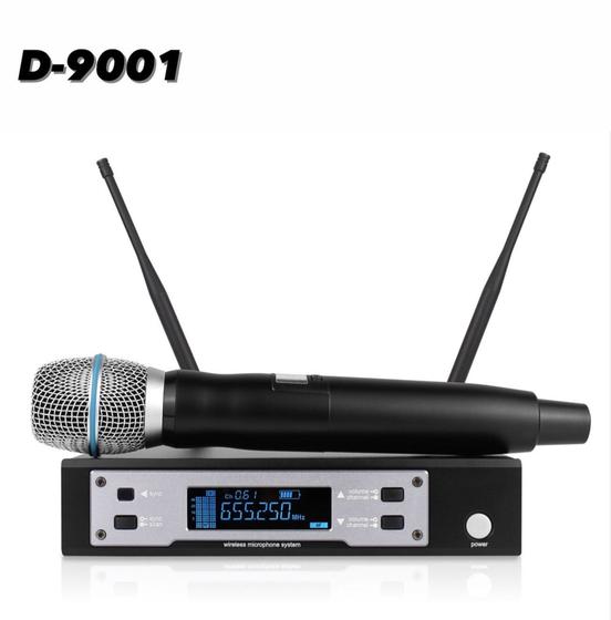 Imagem de Sistema Microfone Sem Fio Dylan D-9001 Uhf 100 Canais Dylan