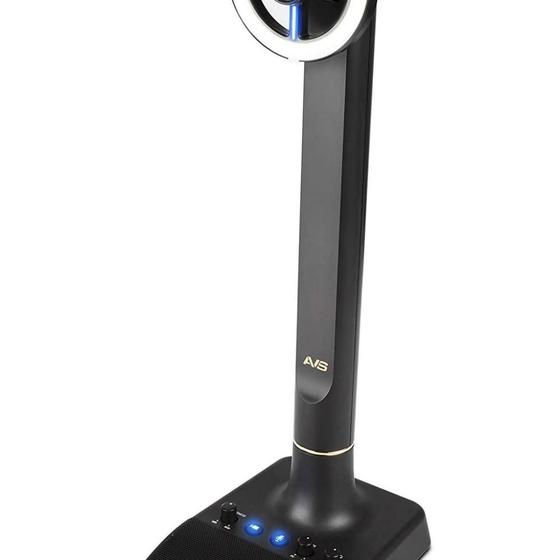Imagem de Sistema portátil de transmissão de Áudio e Vídeo com Iluminação para Streaming e Podcast