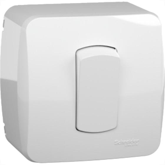 Imagem de Sistema Schneider Dexson-Miluz Conjunto Branco 1 Simples 10A. - S3B72010
