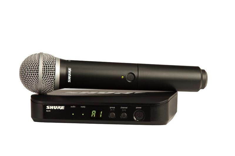 Sistema sem fio com microfone de mao BLX24BR/PG58-M15 Shure Menor preço em Sistema sem fio com microfone de mao BLX24BR/PG58-M15 Shure