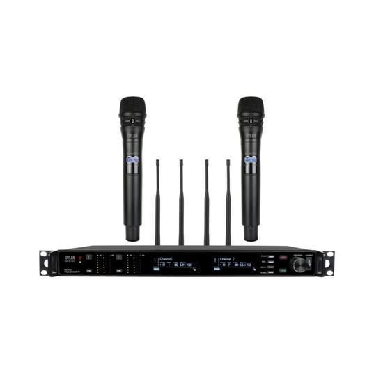 Imagem de Sistema sem Fio Dylan QS-10 M2 Duplo Mão UHF True Diversity