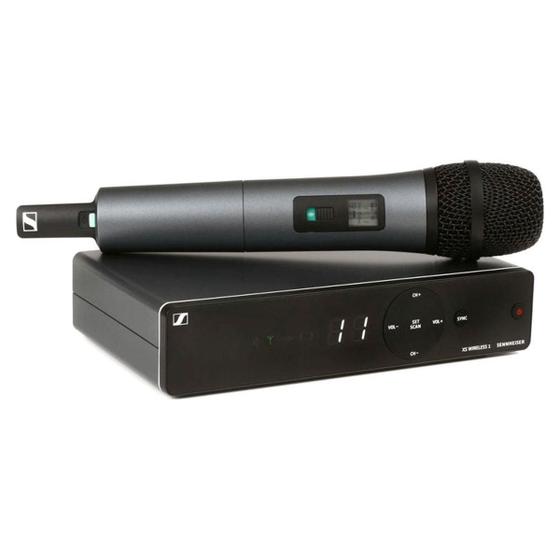 Imagem de Sistema Sem Fio Microfone de Mão Sennheiser XSW 1-825-A UHF Vocal Set (A:548-572MHz)