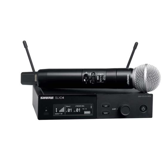 8 - Microfone Shure SLXD24/SM58-G58