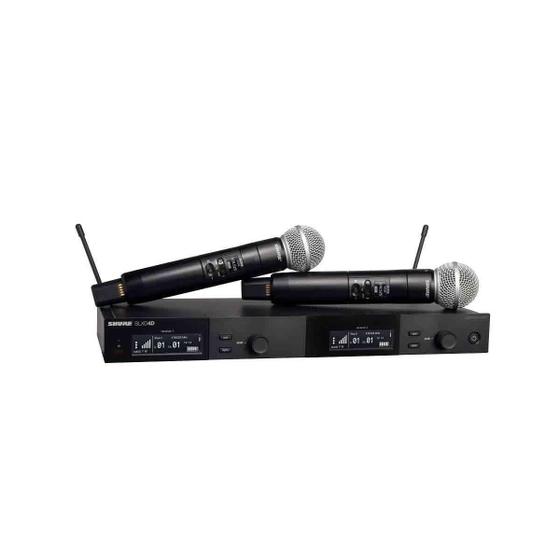 Imagem de Sistema Shure Slxd24Dbr/Sm58-G58 Receptor Duplo Sem Fio