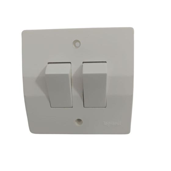 Imagem de Sistema x 2 inter simples 10a 250v branco pial 64315 c/8 uni