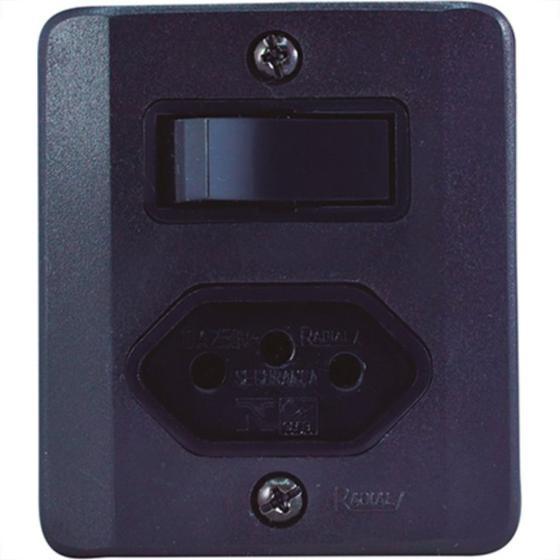 Imagem de Sistema X Radial Preto 1S+1T 10A C/Cx1905116