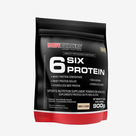 Imagem de Six Protein Refil 900g Chocolate - Bodybuilders